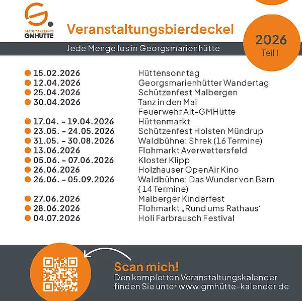 30 Events auf einen Blick 2026 Seite 1