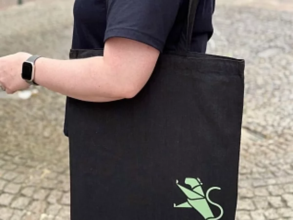 Jutebeutel schwarz Georgsmarienhütte