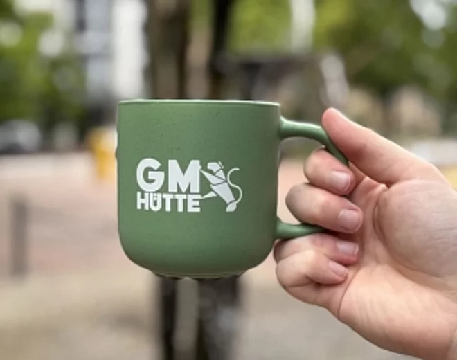 Tasse grün Georgsmarienhütte